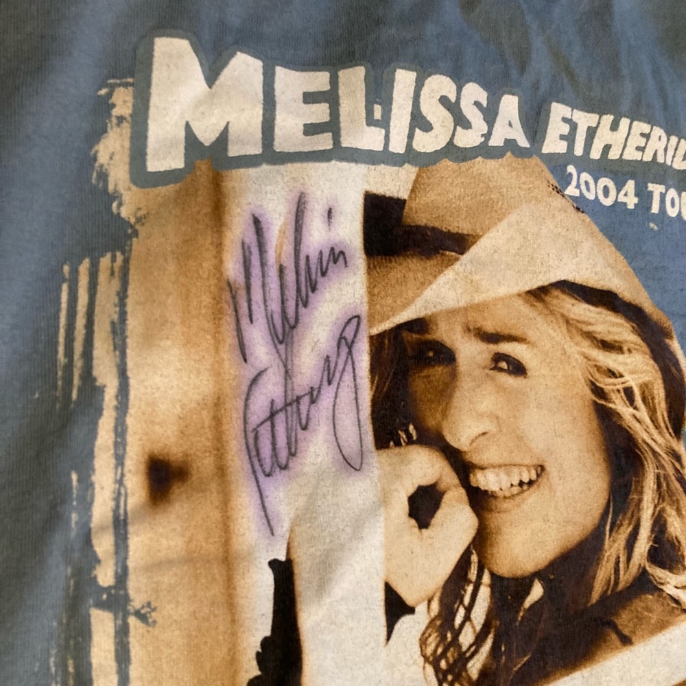 Melissa Etheridge 2004 concert tour shirt